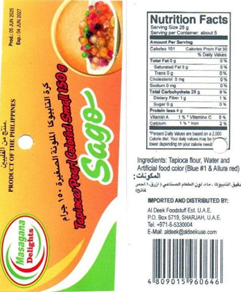 Masagana Colored Sago (150g) - Image 2