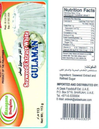 Seaweed Extract White (113g) - Image 2